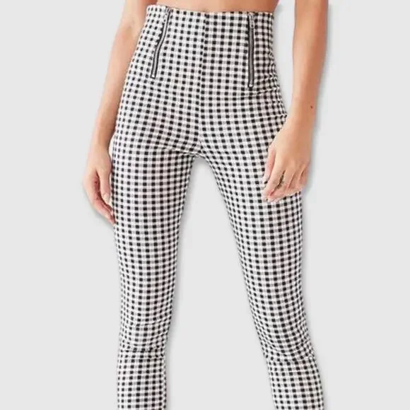 3FOR $50! ๐ I.AM.GIA Miller Gingham Skinny Zipper Pant Sz. S - Picture 1 of 8
